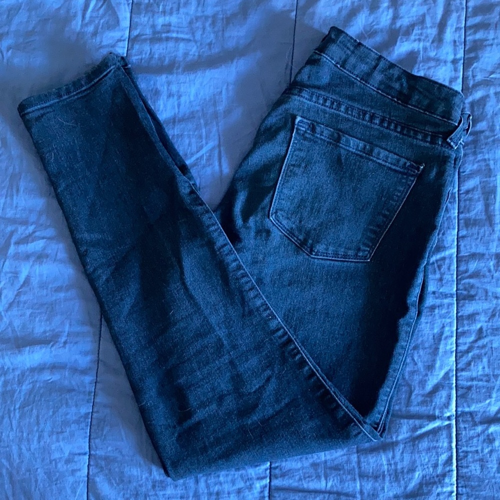 Just Black Indigo Ankle length Jeans with Zippers